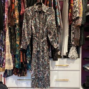 Floral Long-Sleeve Dress